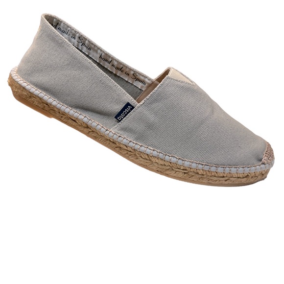 VISCATA Tan Slip-On Canvas Espradrilles NIB Size 42 Fits US 9.5 - Picture 15 of 16